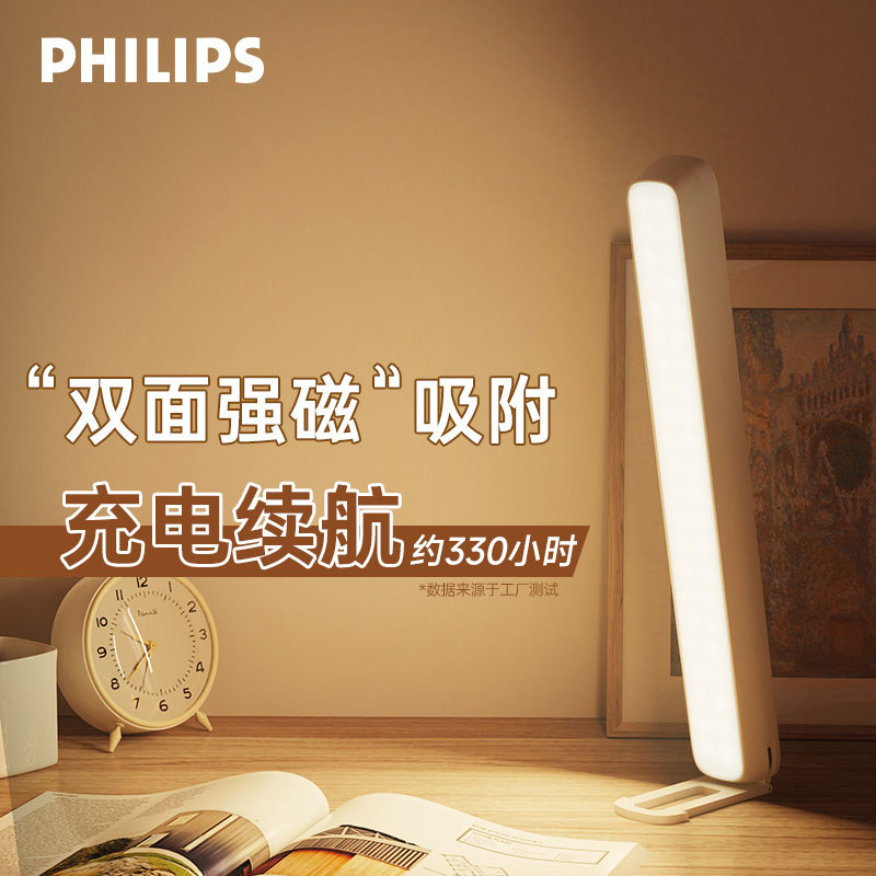 宿舍磁吸台灯书桌护眼吸顶灯学习专用酷毙灯充电吸附式寝室床头灯