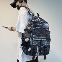 Day-series Tide Schoolbags Boys College Students Large Capacity High School Junior High School Students Fashion Computers Double Shoulder Bag Girls Cool