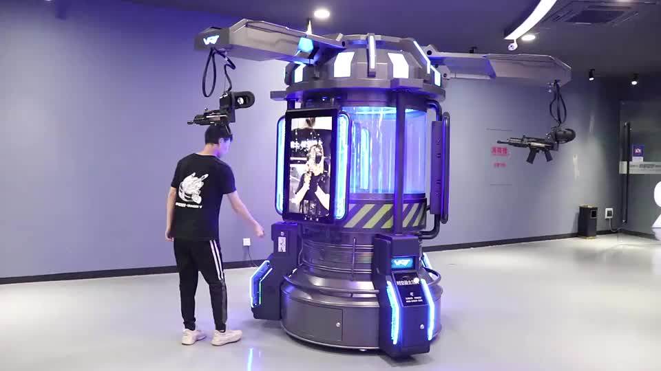 Vart 9d Standing Kat Walk Multiplayer Virtual Reality Shoot Simulation