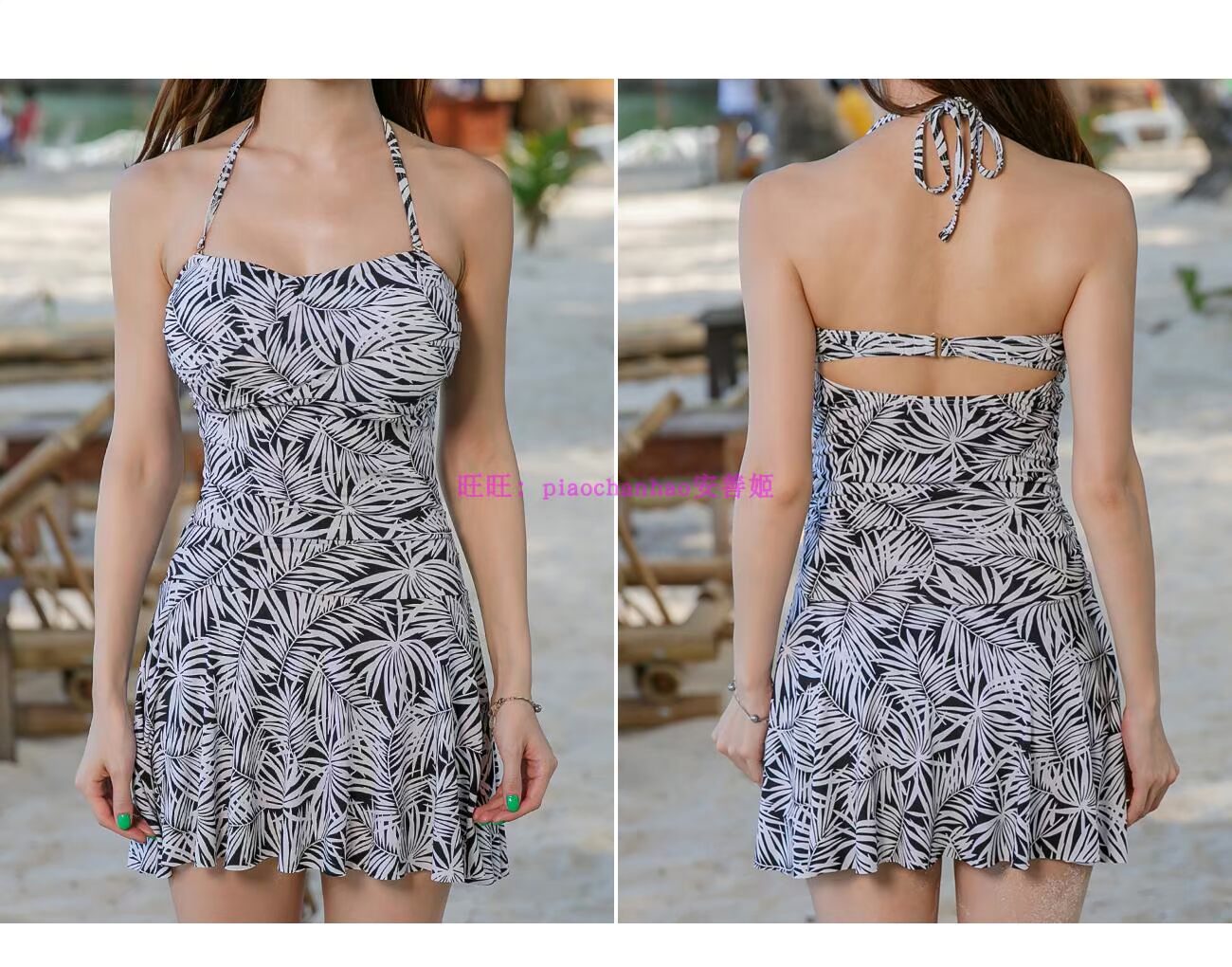 Hàn Quốc mua hàng đích thực 2018 mới cặp đôi đồ bơi bikini một mảnh bảo thủ bikini cỡ lớn 	đồ đôi đi biển cho mẹ và bé	