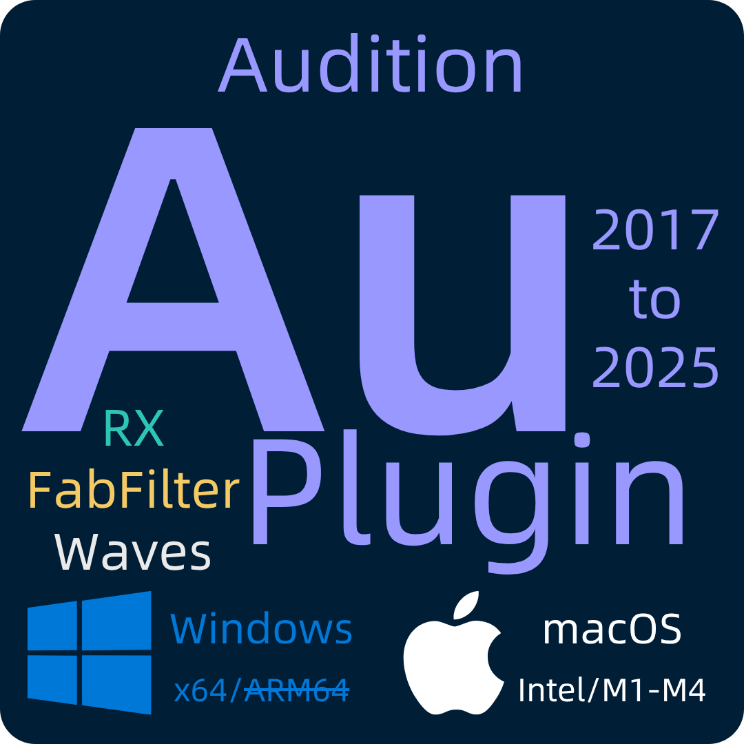 Audio Noise Reduction Plugin Package Rx Saliva Removal+Waves Effects Processor+Fat Wave Au Plugin Win/Mac Version