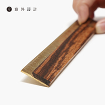 EY-PRODUCTS Surprise design ingenuity RULER BRASS Creative gift Birthday gift Creative gift