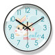 Children's Room Clock, Small Whale Animal Wall Clock, Living Room Simple Home Clock, Ultra-Quiet Quartz Clock for Boys and Girls