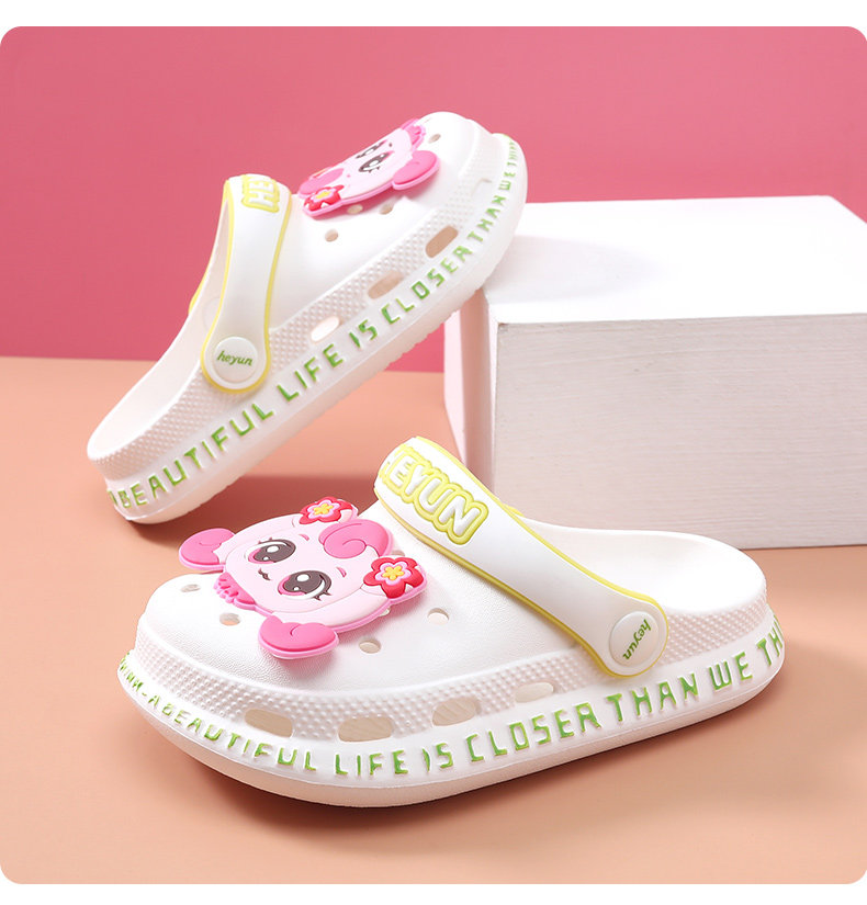 Children's Slippers, Girls' Clogs, Baby Girls' Sandals, Girls' 2026 Summer New Beach Shoes, Big Kids' Non-Slip Shoes — 11