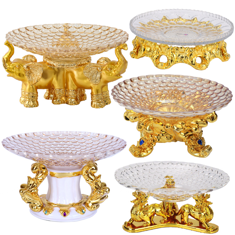 European-style nightclub fruit plate high-end fruit plate shelf ktv bar special fruit plate base luxury buffet rack