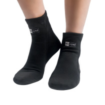 NuJune diving socks swimming mens and womens jellyfish shoes black non-slip long-tube socks swimming foot covers snorkeling and surfing