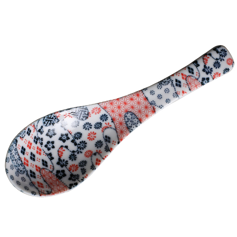 Love make burn Japanese imports ceramic spoon and wind flower small spoon, spoon, run Japanese spoon, spoon, run dish