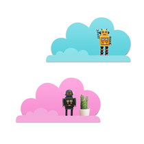 Magnetic fish MAGFISH magnetic shelf ins Fengyun flower shape matte texture blackboard decorative shelf