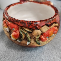 Shino Grilled Crab Kensui Tea Wash Diameter 15