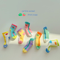 Children socks multiple mesh thin stockings 2022 Summer new South Korean cotton socks baby thin cotton socks boy socks