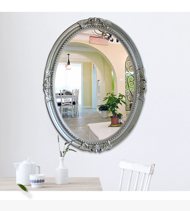 Gương trang điểm châu Âu treo tường phòng tắm gương phòng tắm không thấm nước gương cửa hàng cắt tóc gương làm đẹp gương thay đồ nhà máy bán hàng trực tiếp - Gương