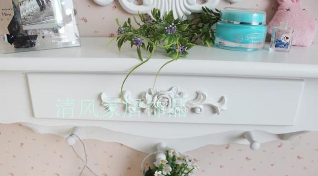 Breeze nhà phụ kiện châu Âu trắng mộc mạc phong cách kệ Tủ tường Kệ tường Kệ nhà máy trực tiếp - Kệ giá kệ sắt