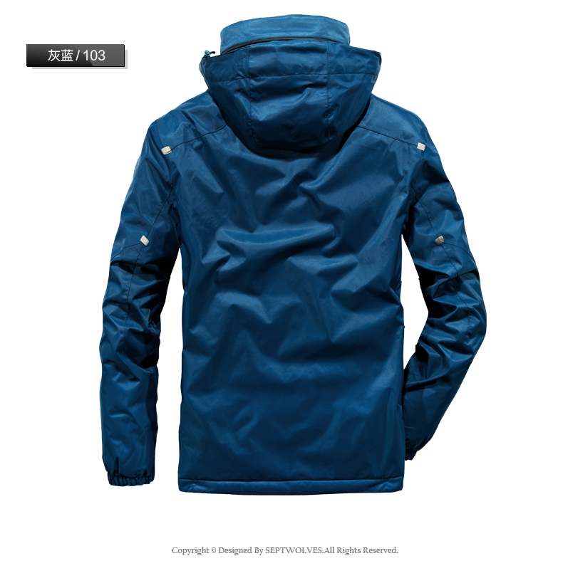 Blouson hiver pour homme SEPTWOLVES    - Ref 3115677 Image 13