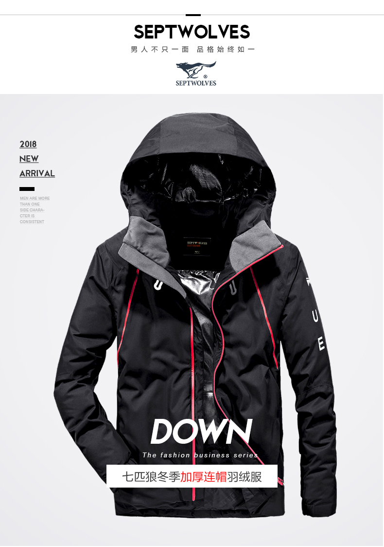 Blouson homme SEPTWOLVES    - Ref 3123317 Image 7