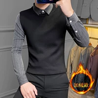 Черный плюс бархат в стиле 8001