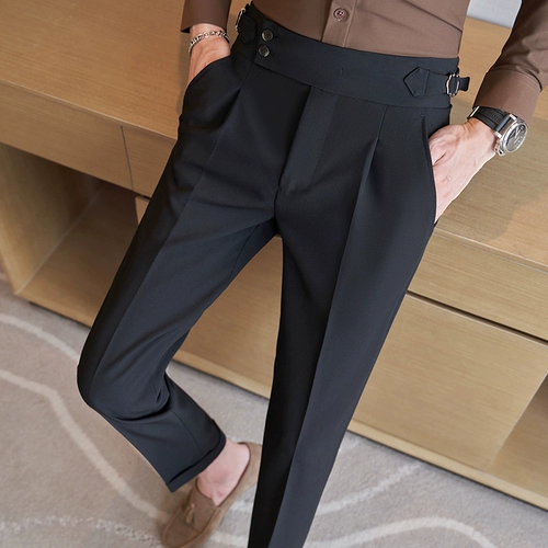 Штаны для отдыха, костюм, изысканный стиль, высокая талия