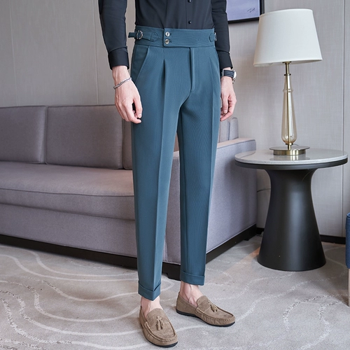 Штаны для отдыха, костюм, изысканный стиль, высокая талия