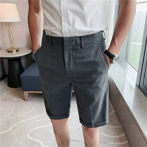 Костюм, летние тонкие шорты для отдыха, шелковые штаны, изысканный стиль, с вышивкой