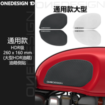 ONEDESIGN 1D Motorcycle retro universal side patch large THRUXTON RS and other side stickers