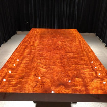 Size: 250*125*10 8 Ba flower solid wood Big Board log tea table tea table Tea Board boss Office conference table