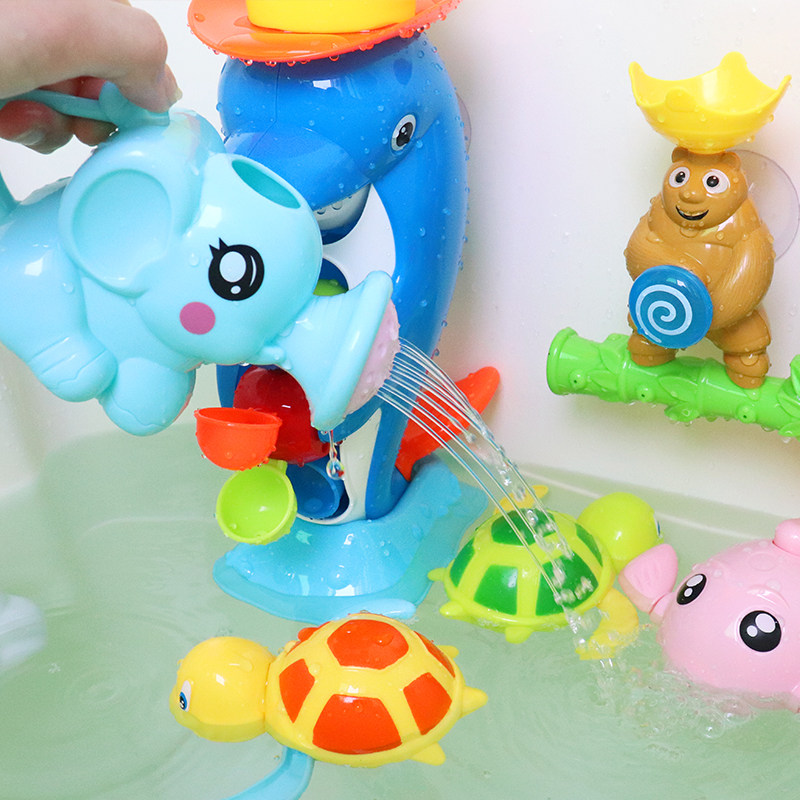 Baby shower Toys Elephant Shower Spray Water Pot men and women Children's bathroom Children's bath Toddlers Water Beach Toys