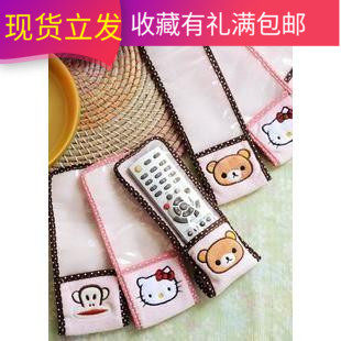 Hello panda Elephant remote control protective sleeve remote control dust cover transparent cloth art cartoon remote control sleeve