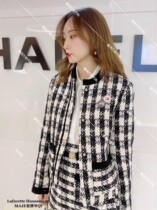 Xinyu FA Dai MAJE 20 spring and summer retro Xiaoxiang style patterned round neck cardigan jacket MFPVE00119