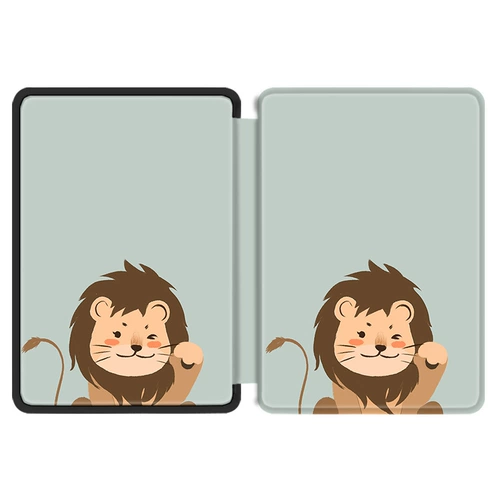 Cartoon Creative Little Lion Pare Pig Kindle Protective Cover 958 E -Book PaperWhite123 Dermanting KPW4 Migu 558 Вход 658 Молодежная версия Amazon Oasis Reader