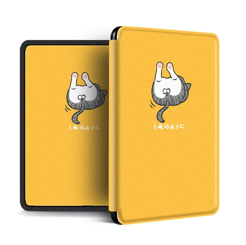 Мультяшный защитный чехол, электронное высокое чтение, силиконовые чернила, котенок, кот, 6 дюймов, генерирование электричества