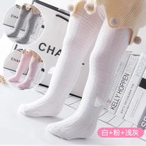 Breathable thin little girl leggings boys 2019 children pantyhose Spring and Autumn wear Baby Color White