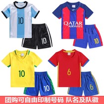 Team No. 9 female baby Classic Sportswear childrens football uniform No. 10 competitive professional kindergarten half-sleeve boy