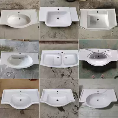 Old style with curved big belly basin ceramic countertop basin