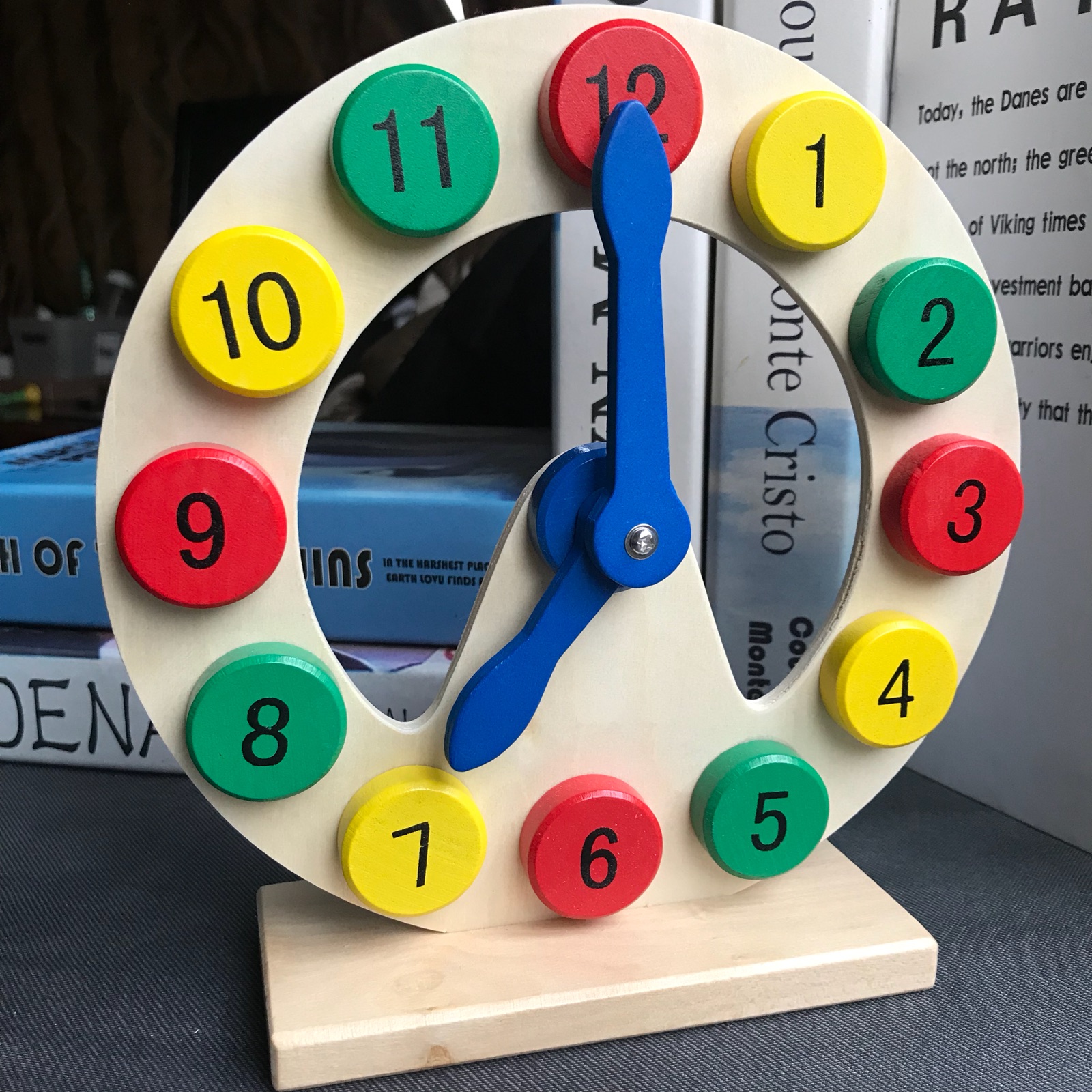 Awareness Time Alarm Clock Toys Watch Watch Wooden small Clock Baby Child Early Childhood Puzzle Digital Early Education Big Clocks