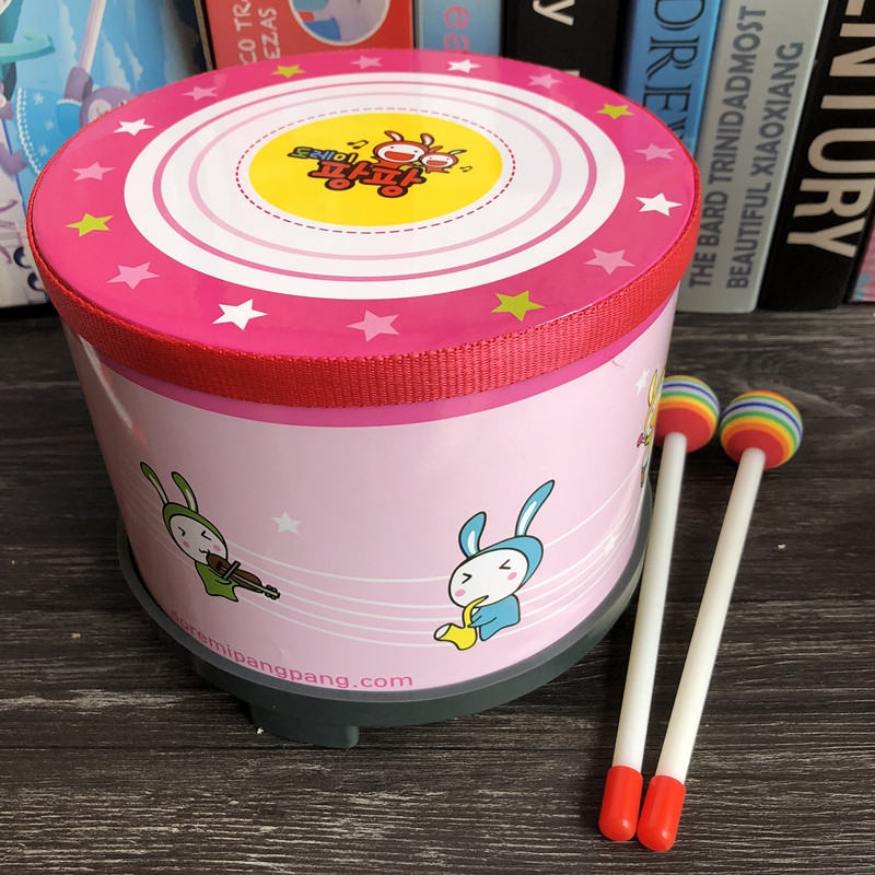 Orff percussion instrument drum children's small drum beat drum toy snare drum infant early education drum baby drum