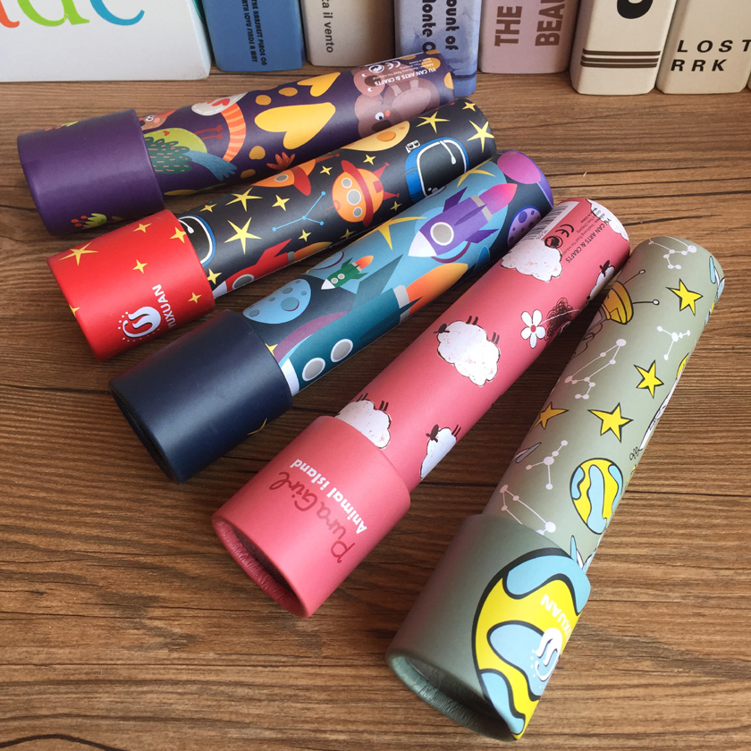 Kalwanflower 2-4-6-7-year-old children's kindergarten telescope Toys Boy Baby Early education Puzzle Gifts