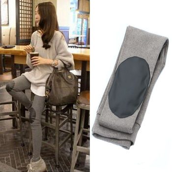 Counter 2023 spring korean version of pure cotton leggings with high waist elastic slimming trousers for sports women's trousers
