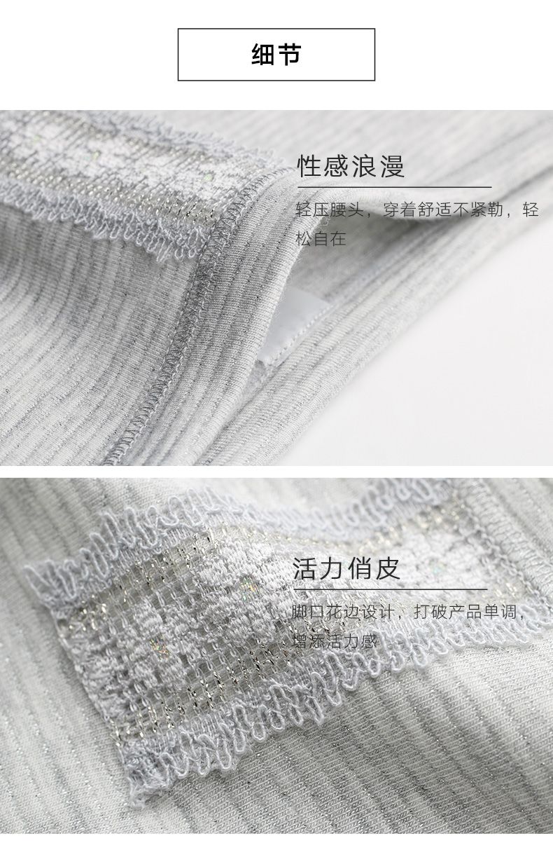 Quần boxer mid-up Manifin Quần lót nữ thoáng khí và thoải mái quần lót nữ trung niên