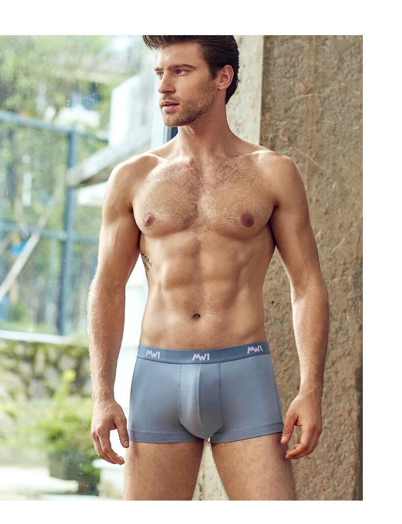 Manifin 3 Gói Thoải mái Dàn Modal thoáng khí Thanh niên Sexy Tide Boxer Đồ lót nam quần lót nữ thun lạnh siêu mỏng