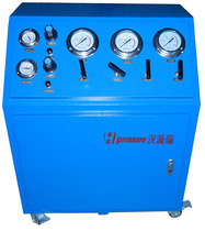 Pneumatic pressure device Gas-liquid pressurization system Small pressure test station