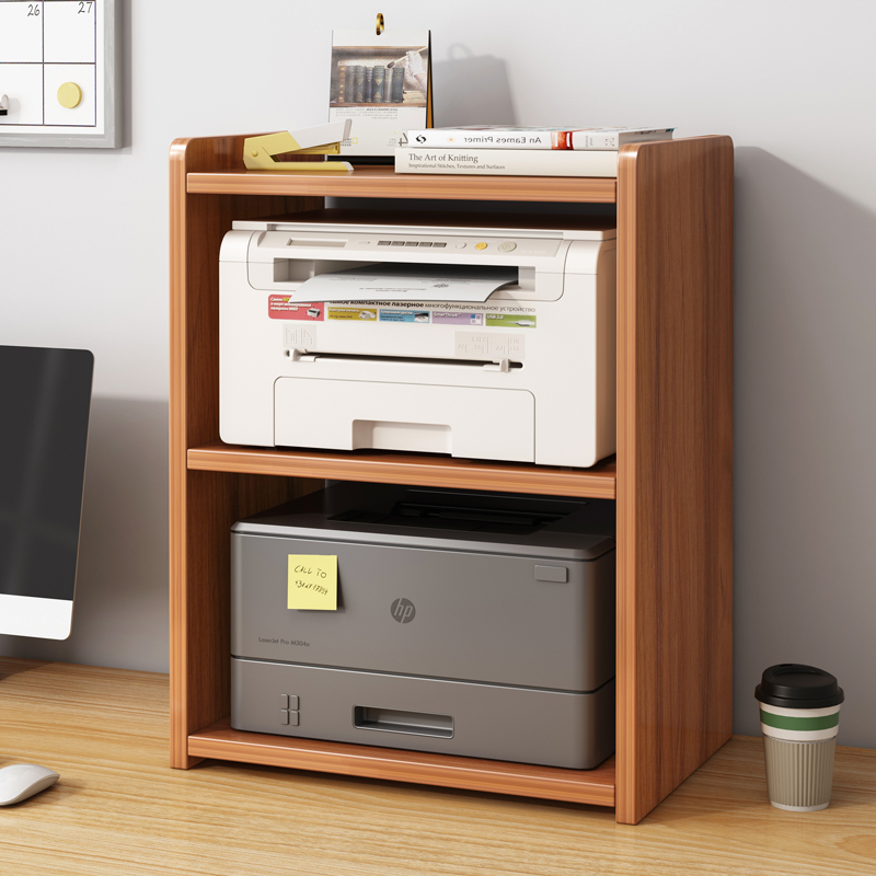 Print Table Machine shelf Desktop multilayer storage floor shelves Office table small shelf desk bracket Inform machine shelf