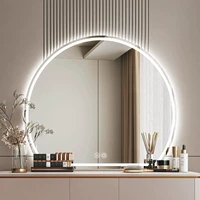 Gương bàn trang điểm phòng ngủ gương trang điểm đèn led thông minh treo tường có đèn phát quang gương trang điểm treo tường gương trang điểm treo tường