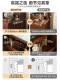 Solid wood dressing table small makeup table bedroom modern simple small apartment bedside table storage cabinet integrated flip