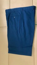 Sky blue spring and autumn trousers with pockets winter woolen trousers formal trousers fidelity