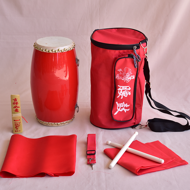 Waist drum drum bag Adult children's waist drum special red drum bag Cross-back small waist drum drum bag