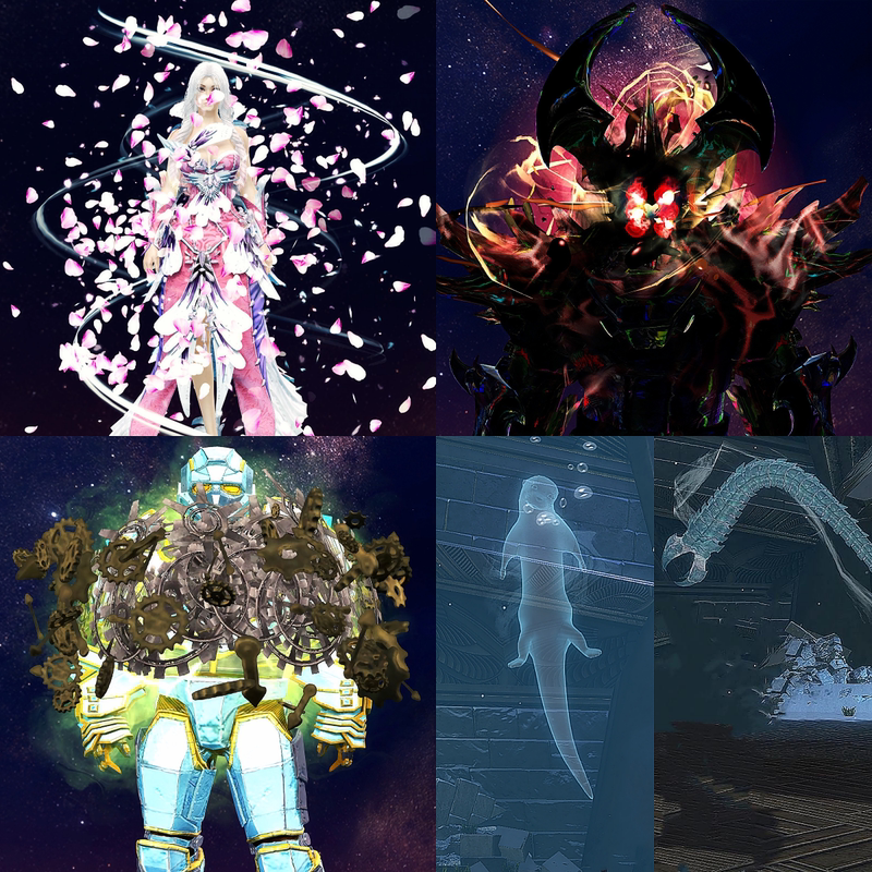 Guild Wars 2 Imperial Ivy Seedlings, Sakura Possessed Rotating Clockwork Ground Worms, and the Blessing of the Golden Otter