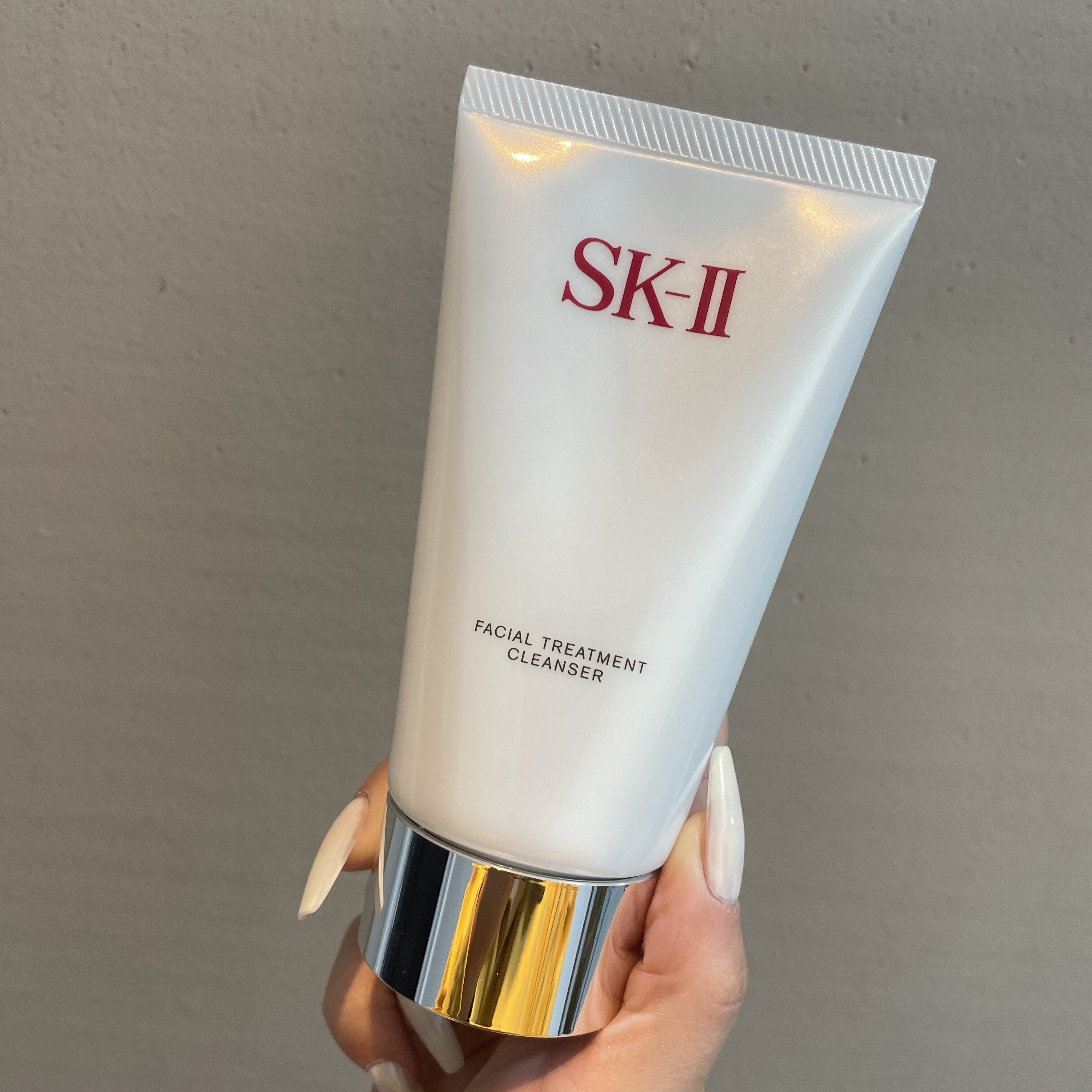 Spot Japanese local counter version SKII SK2 skin care cleanser amino acid short tube cleanser 120g short