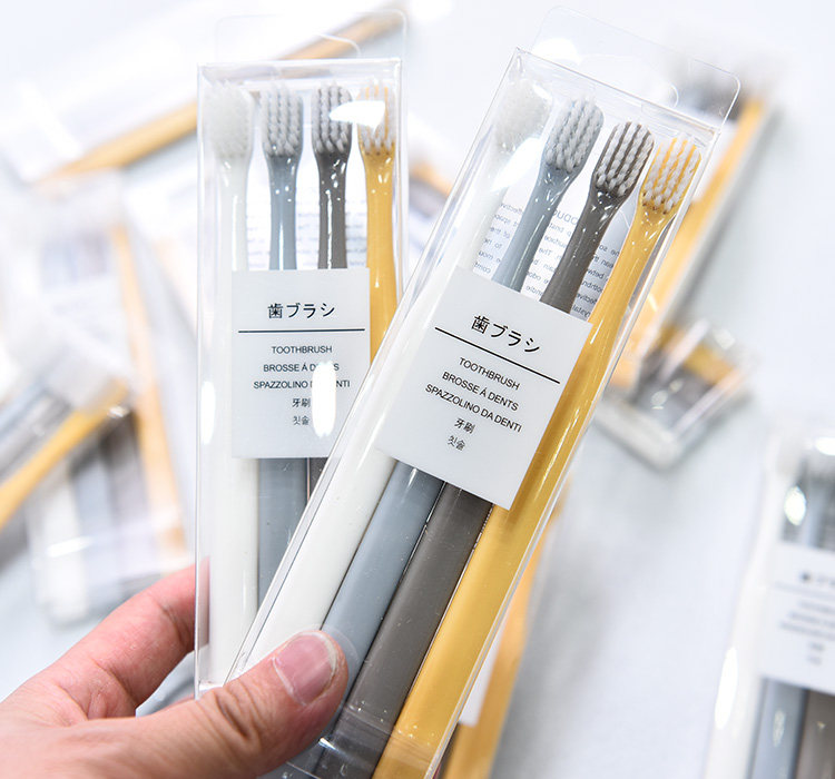 Fried chicken easy to use travel just need ~ Island Macaron color home simple ultra-portable toothbrush gift T4185