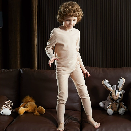 Детское удерживающее тепло нижнее белье, комплект, зимнее термобелье подходит для мужчин и женщин для школьников, семейный стиль