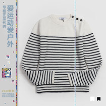 AIGLE women outdoor round neck pullover sweater j8812nautull8813 AIGLE leisure pullover sweater