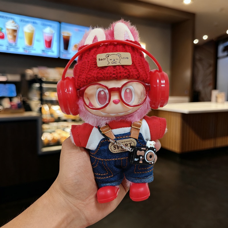 Labubu Third-Generation Doll Clothes 17cm Pendant Doll Toy Clothes High-Energy Love Lucky Labubu Changing Clothes Labubu Third-Generation Doll Clothes 17cm Pendant Doll Toy Clothes High-Energy Love Lucky Labubu Changing Clothes